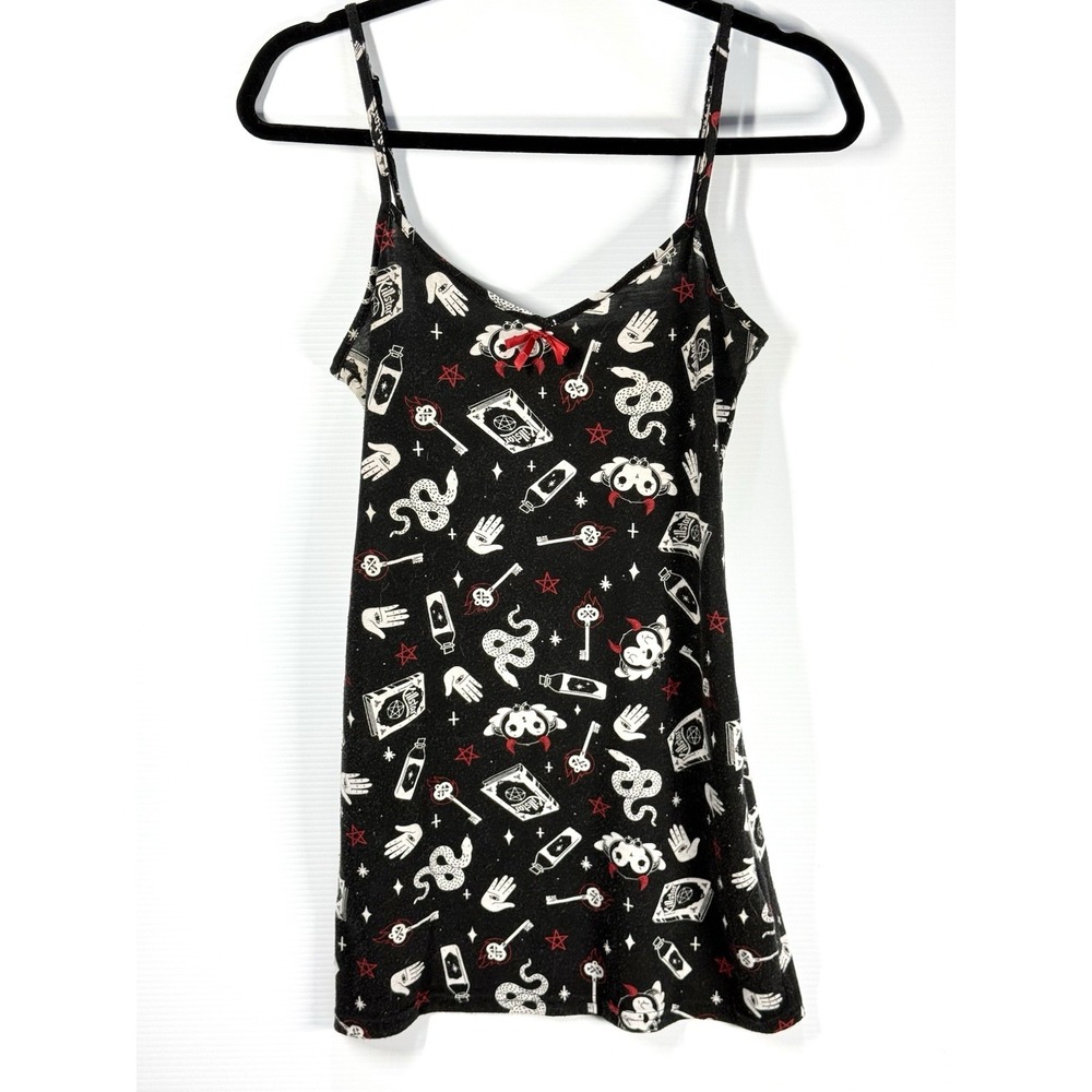Killstar See U in Hell Nightgown Dress Size Small Sleepwear Goth Alt Tarot Cute
